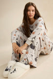 Snoopy Halloween Autumn American Eagle Pyjama Set Long